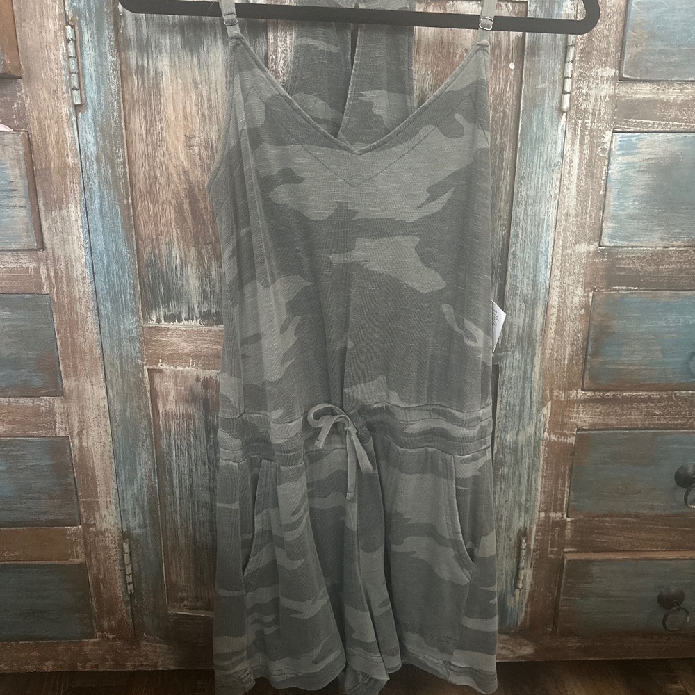 SPLENDID CAMO ROMPER DRESS SHORTS OUTFIT NWT SZ XS